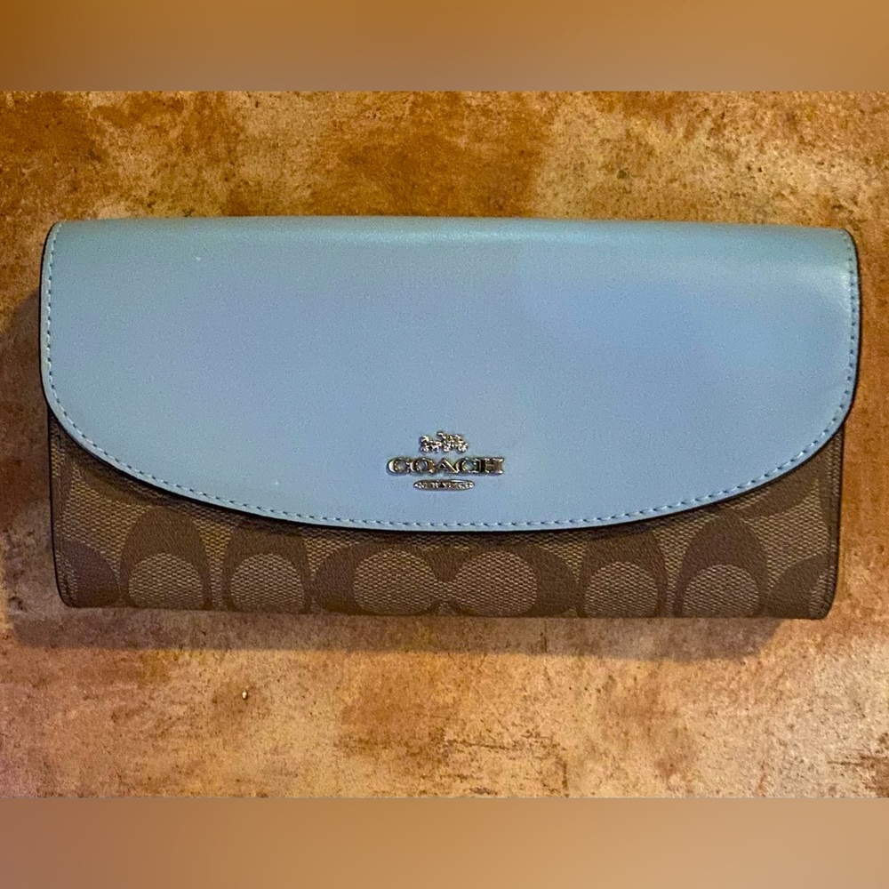 COACH Signature Wallet - Excellent